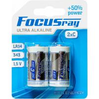 FOCUSray ULTRA ALKALINE LR14 BL2 2/24/192 (5342949